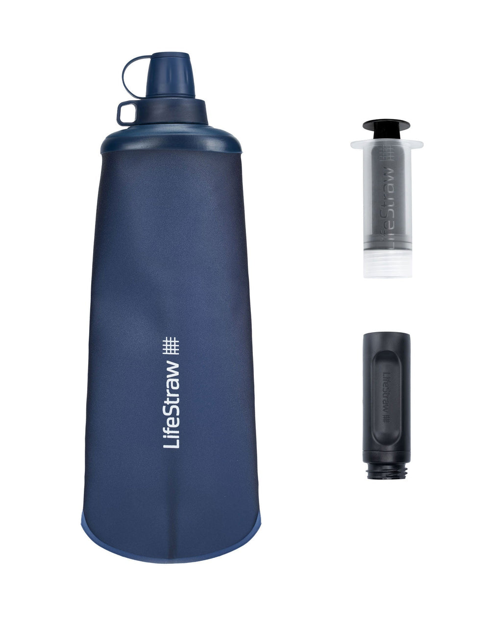 LifeStraw Peak Series Collapsible Squeeze 1L Bottle with Filter Bottle Filter LifeStraw Water Filters & Purifiers
