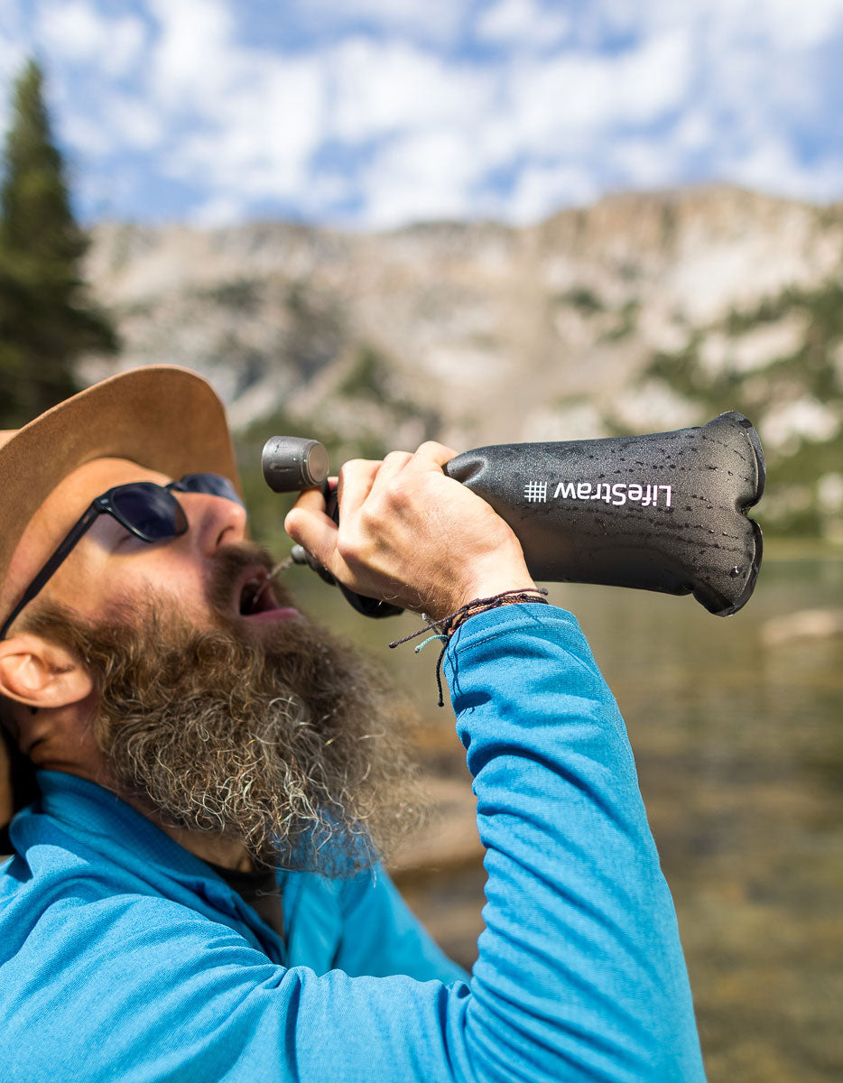 LifeStraw Peak Series Collapsible Squeeze 1L Bottle with Filter Bottle Filter LifeStraw Water Filters & Purifiers