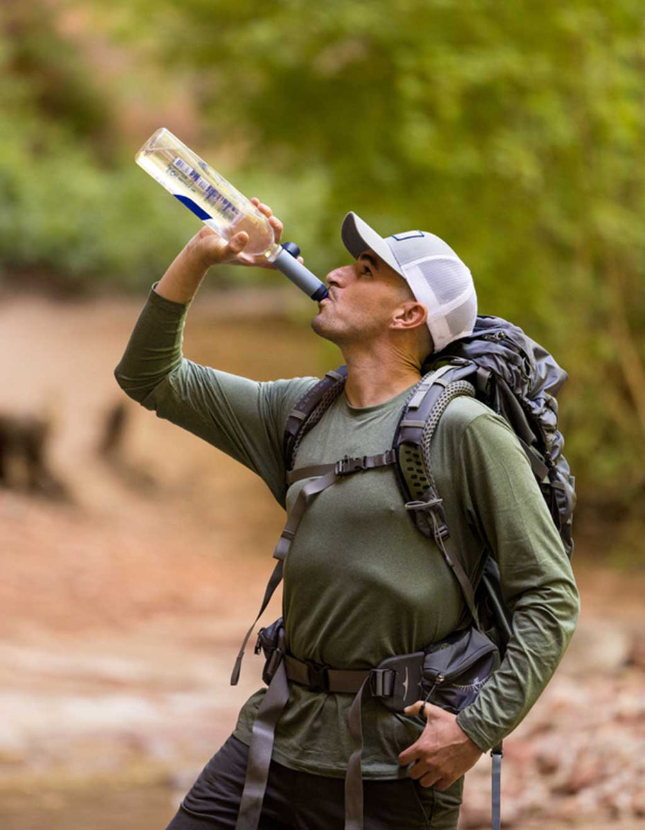 Gourde filtre à eau Lifestraw Go 2 Stages noire