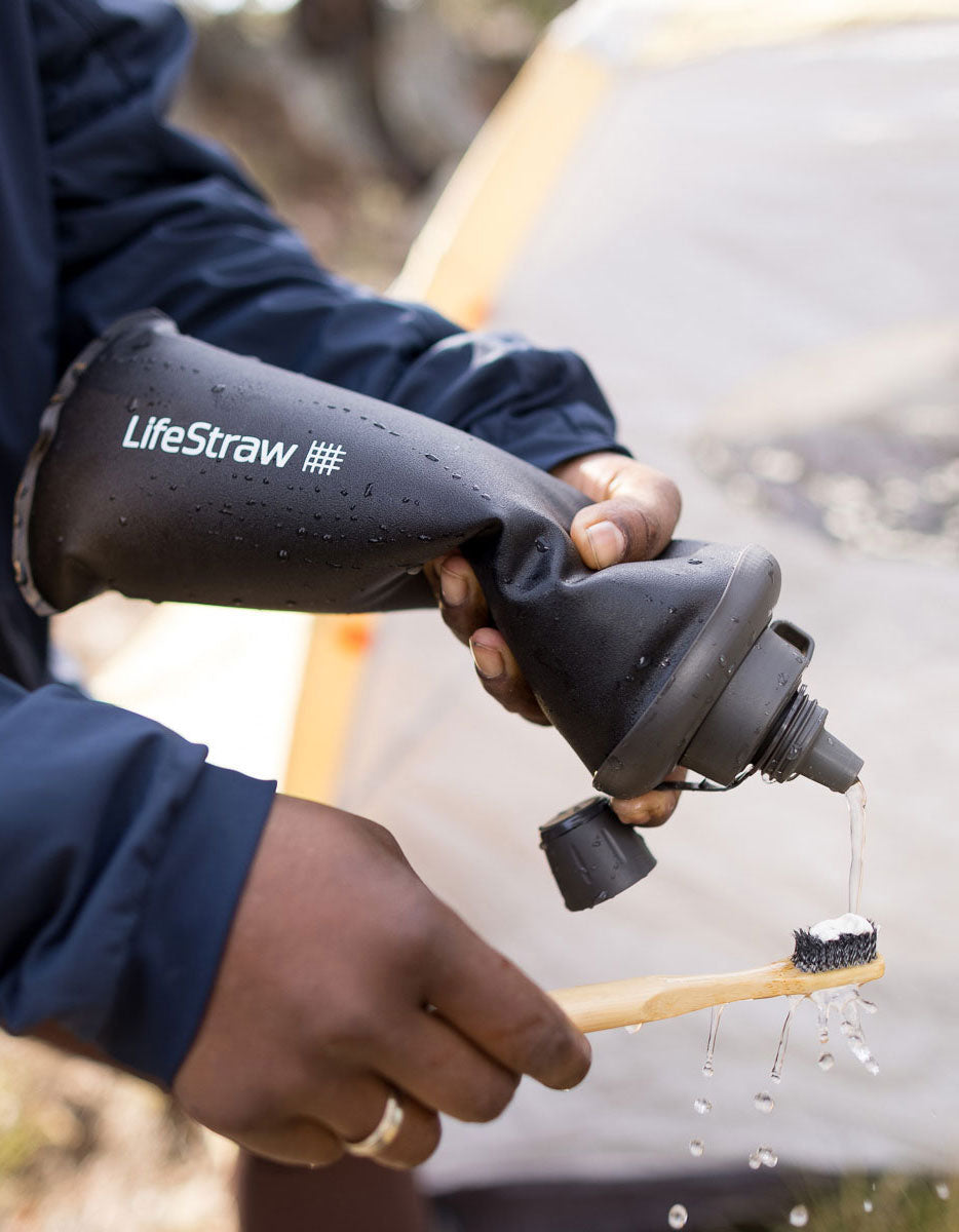 LifeStraw Peak Series Collapsible Squeeze Bottle with Filter Bottle Filter LifeStraw Water Filters & Purifiers