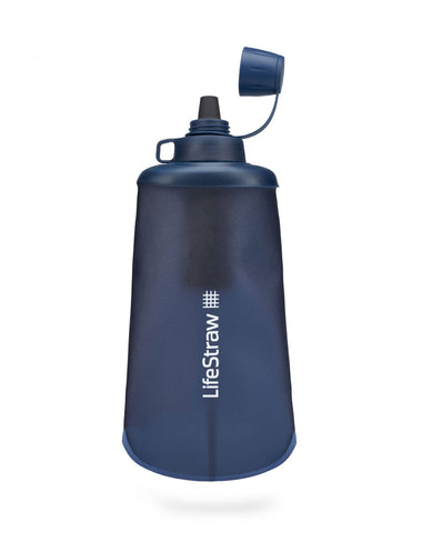 LifeStraw Peak Series Collapsible Squeeze 1L Bottle with Filter Bottle Filter LifeStraw Water Filters & Purifiers