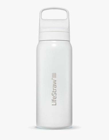 LifeStraw Go Series Stainless Steel 700 ml Bottle Filter LifeStraw - Online store /Color-Polar White