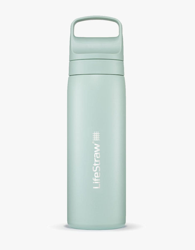 LifeStraw Go Series Stainless Steel 18 oz Bottle Filter LifeStraw - Online store Seafoam
