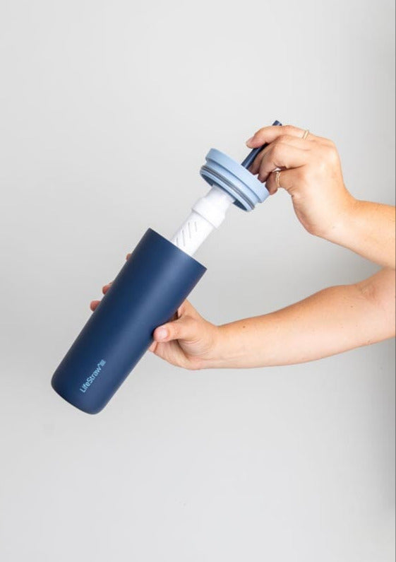 Gourde Filtrante LifeStraw Go Series 34 Oz (1L) - Bleue - Filtre à Eau Gourde Filtrante LifeStraw Go Series 34 Oz (1L) - Bleue - Filtre à Eau