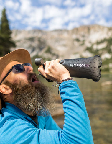 LifeStraw Peak Series Collapsible Squeeze 1L Bottle with Filter Bottle Filter LifeStraw Water Filters & Purifiers
