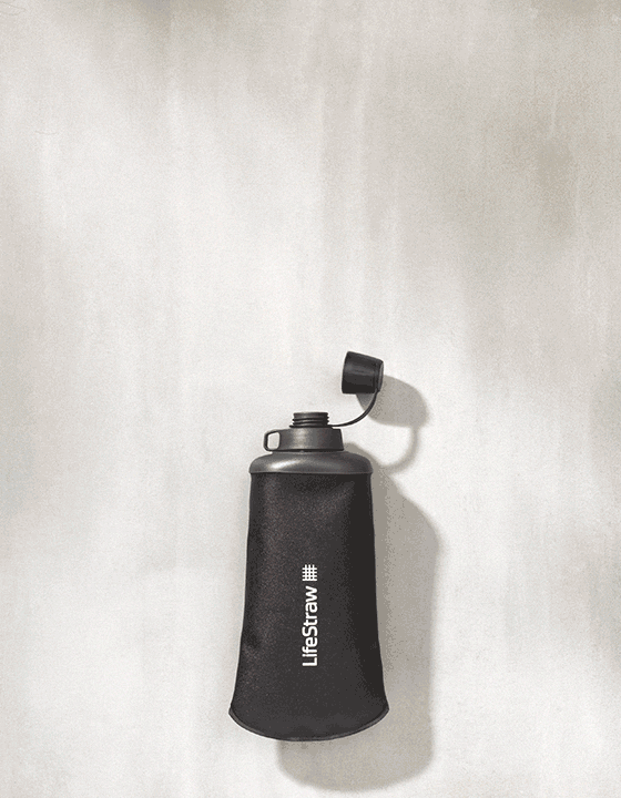 LifeStraw Peak Series Collapsible Squeeze 650 ml Bottle with Filter Bottle Filter LifeStraw Water Filters & Purifiers