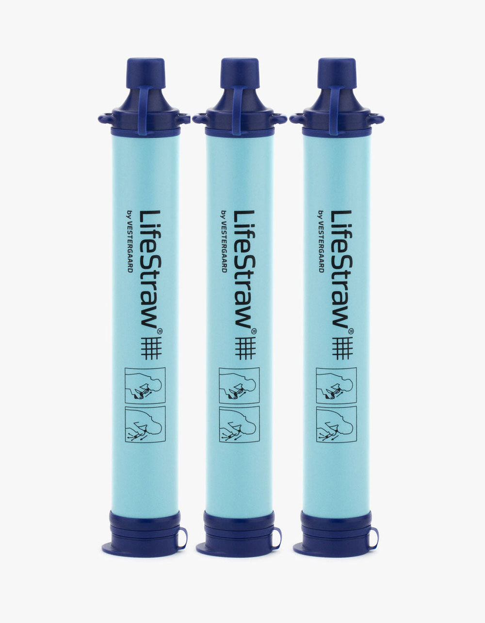 LifeStraw Straw LifeStraw - Online store /Color-Blue 3 Pack