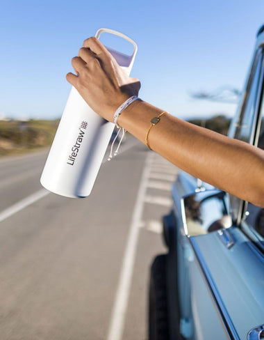 LifeStraw Go Series Stainless Steel 1L Bottle Filter LifeStraw - Online store