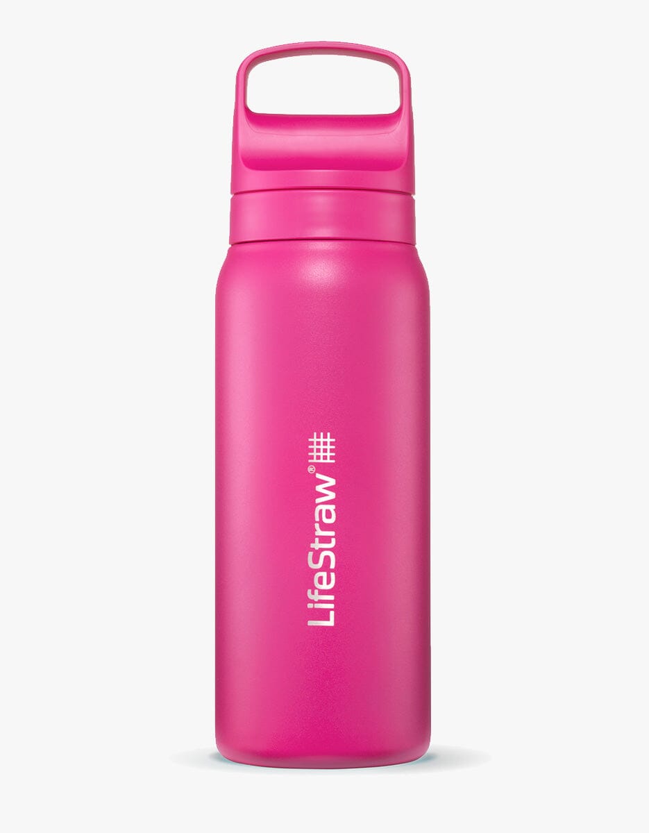 LifeStraw Go Series Stainless Steel 24 oz Bottle Filter LifeStraw - Online store Orchid Pink