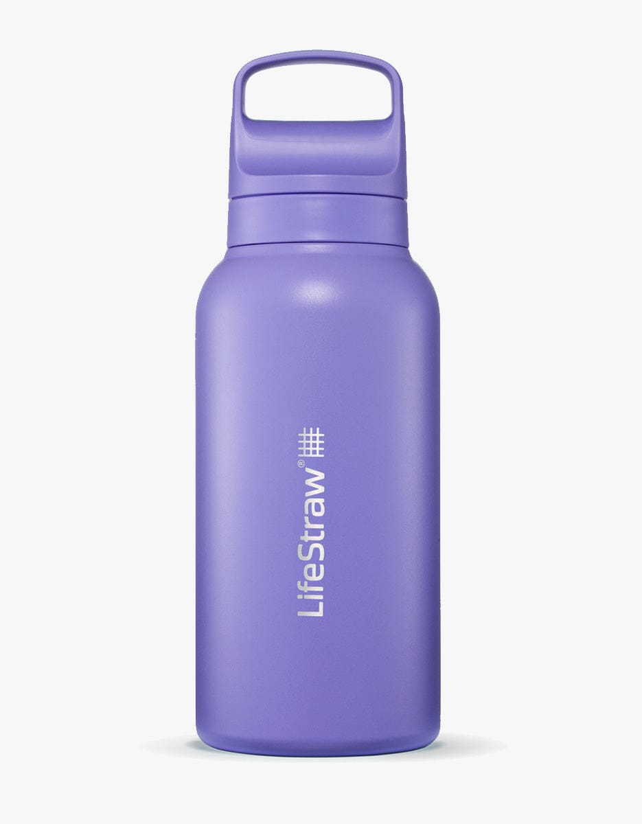 LifeStraw Go Series Stainless Steel 1L Bottle Filter LifeStraw - Online store Thistle Purple