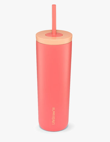 LifeStraw Go Series Water Filter Tumbler Bottle Filter LifeStraw - Online store Apricot