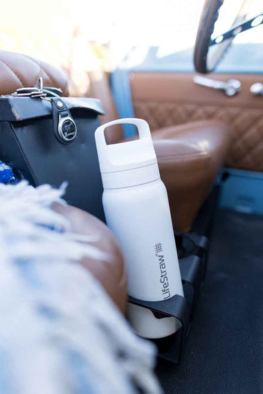 LifeStraw Go Series Stainless Steel 24 oz Bottle Filter LifeStraw - Online store