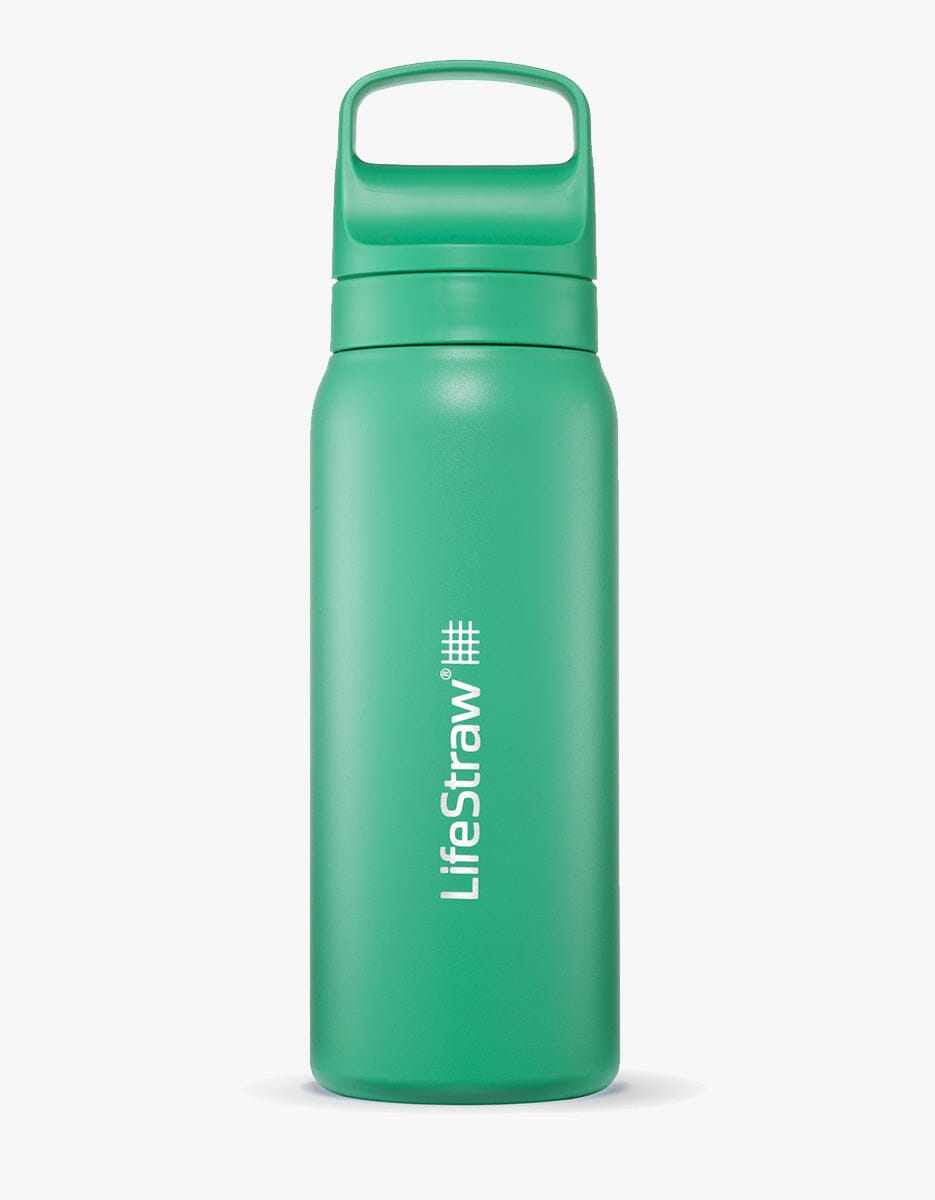 LifeStraw Go Series Stainless Steel 24 oz Bottle Filter LifeStraw - Online store Cactus Green