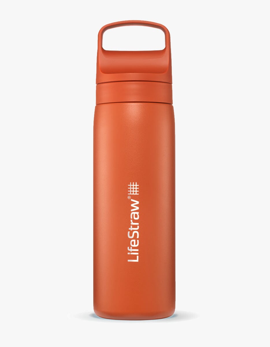 LifeStraw Go Series Stainless Steel 18 oz Bottle Filter LifeStraw - Online store Kyoto Orange