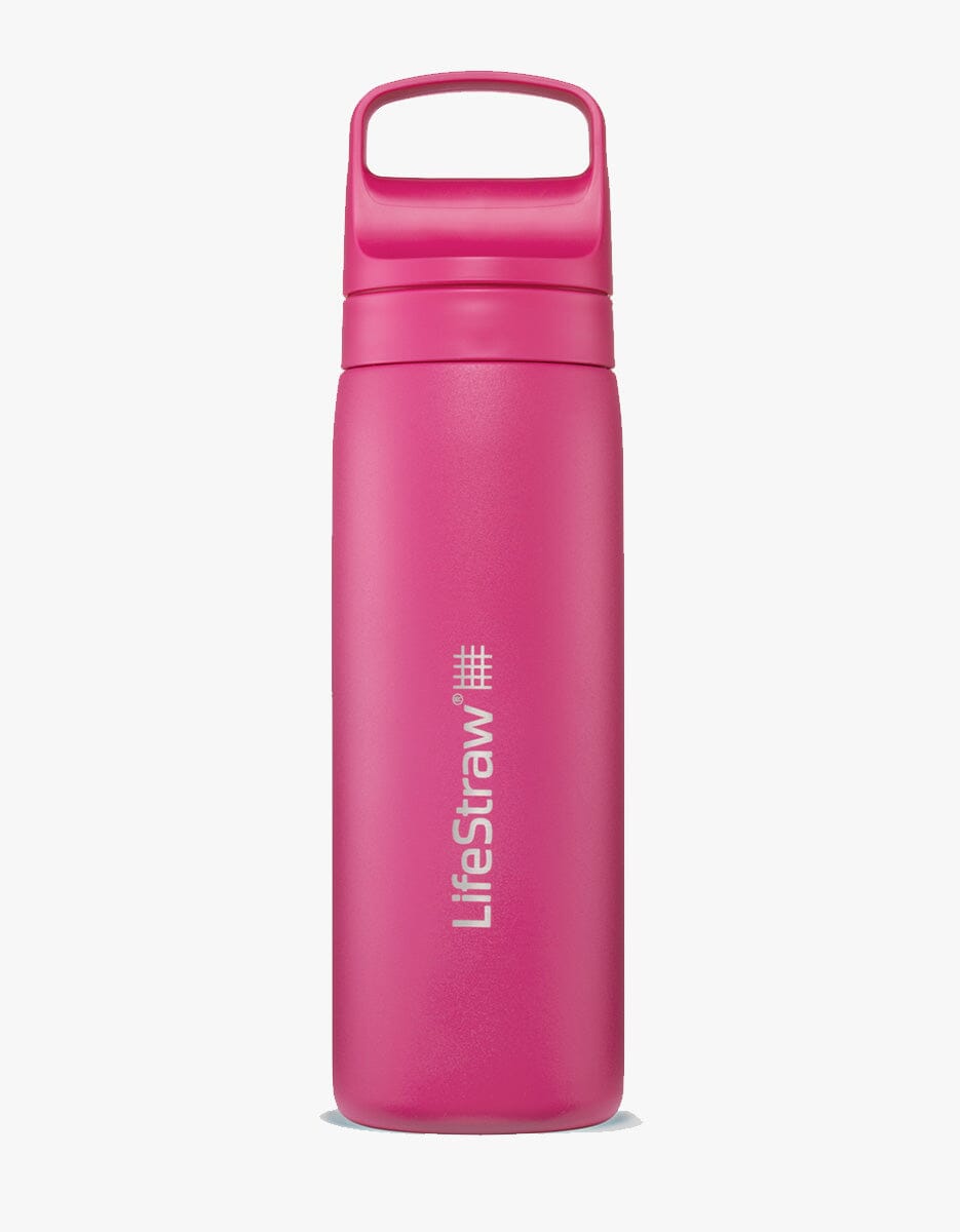 LifeStraw Go Series Stainless Steel 18 oz Bottle Filter LifeStraw - Online store Orchid Pink